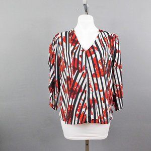 Valette Women‎ Shirt Black White S